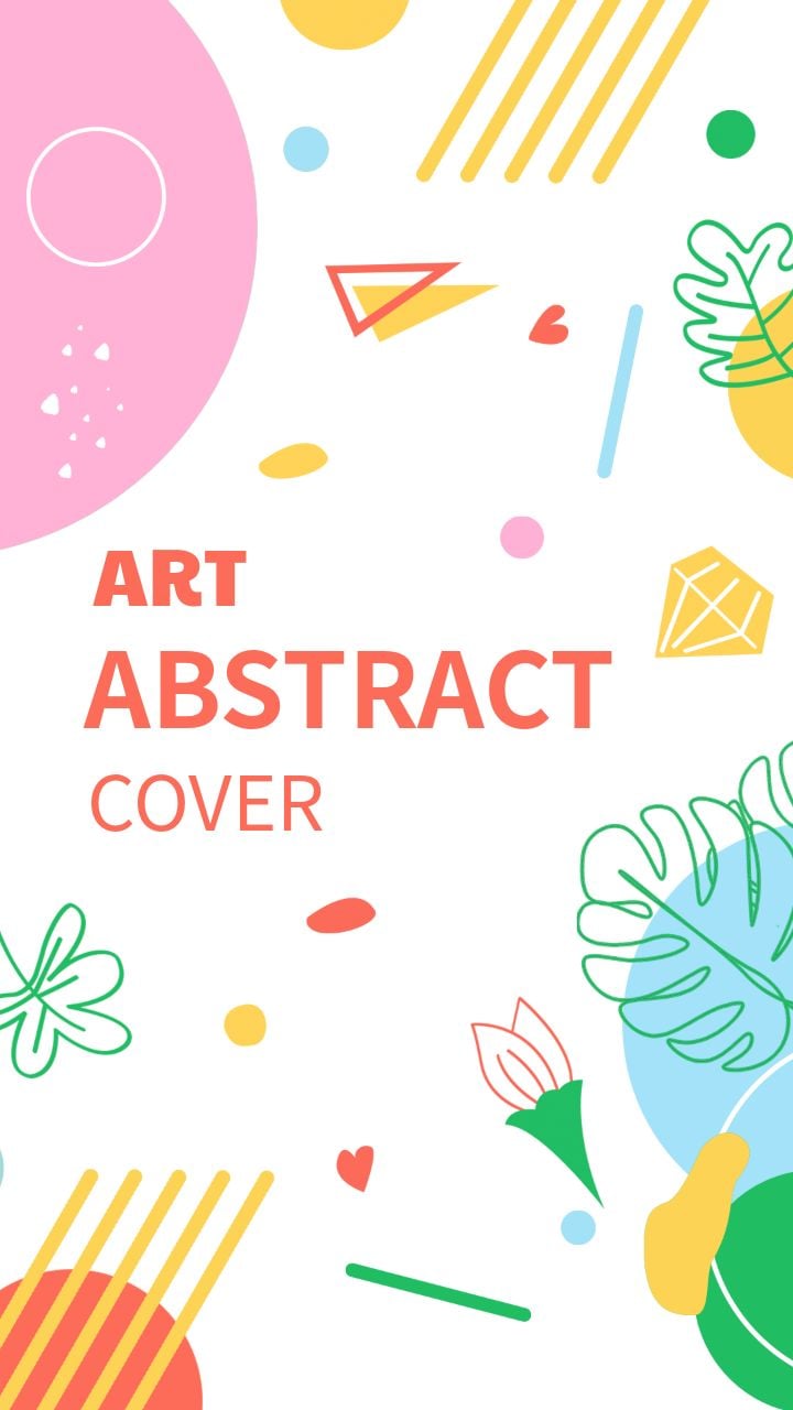 instagram story cover in cartoon art style