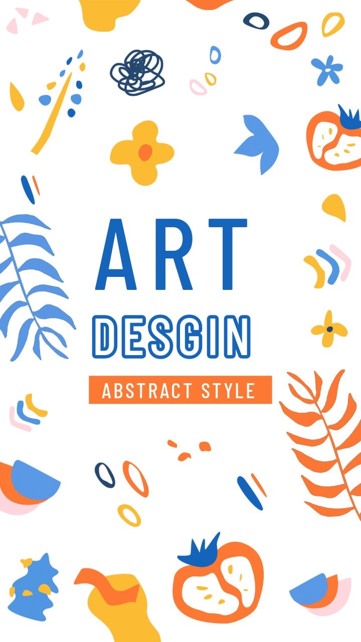 instagram story featuring a cartoon art theme