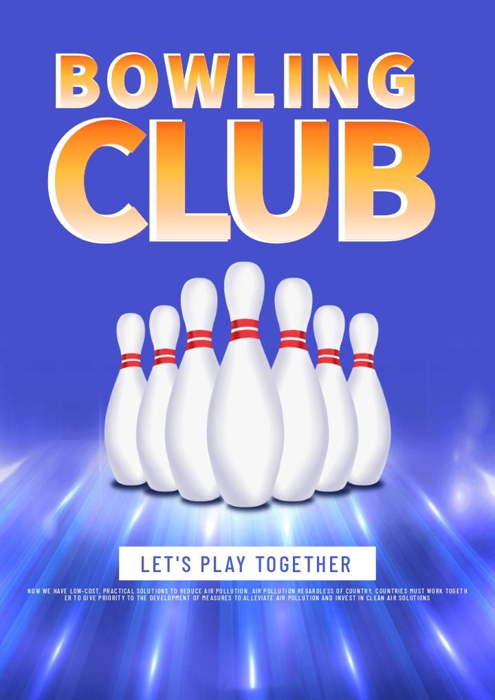 invitation letter to the blue halo bowling club