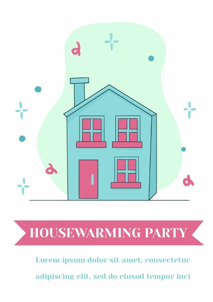 invitation to an eco-friendly housewarming celebration