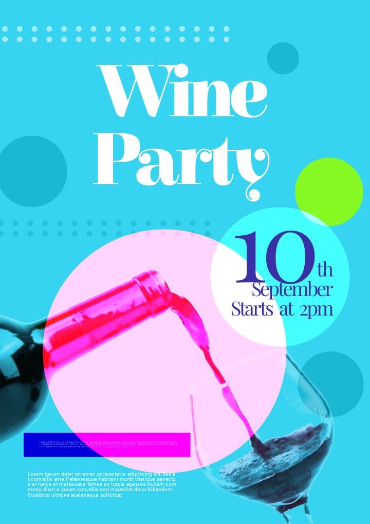 inviting guests to a wine tasting event
