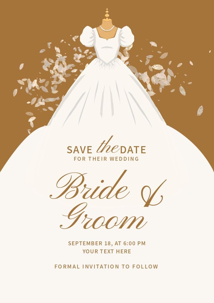 luxury fashion forward wedding showcase invitation