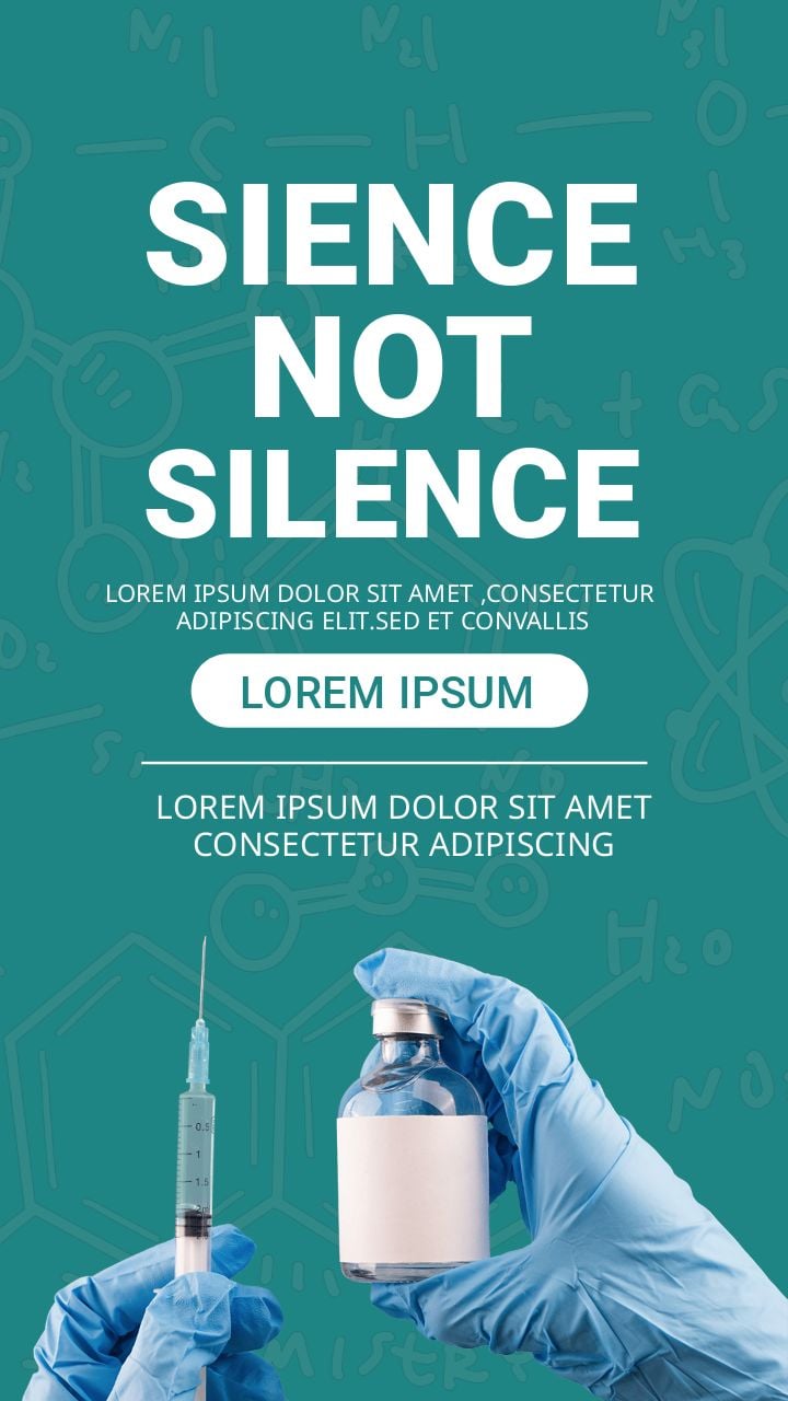 minimalist promotion a science experiment project in blue
