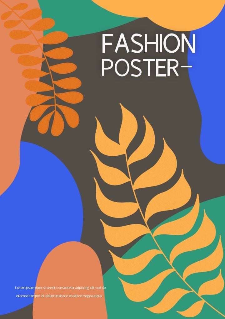 poster featuring the latest plant-inspired fashion trends