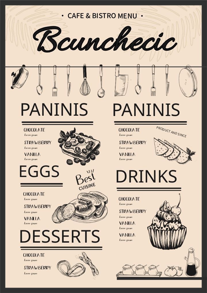 tasty dessert selection