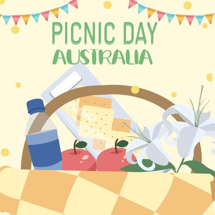 yellow social media day australian picnic celebration